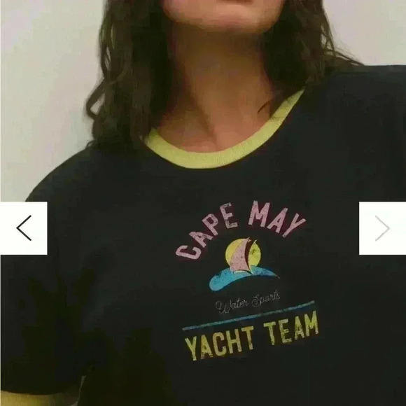 Daily Practice by Anthropologie Shrunken Vintage Tee. size L - Picture 4 of 4